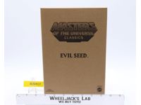 Evil Seed w/ Mailer MOSC NEW He-Man Classics MOTUC 2014 Mattel Action Figure