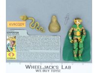 Serpentor V1 100% Complete G.I. Joe 1986 Hasbro Vintage Action Figure