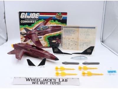 Conquest X-30 100% Complete GI Joe Python Patrol 1989 Hasbro Vintage Vehicle