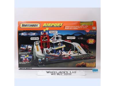 Airport Over 50 Phrases & Runway Lights Matchbox 1998 Mattel NEW SEALED