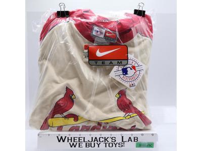 Nike St Louis Cardinals MLB Shirt Mens LG 3/4 Sleeve NEW in Sealed Package
