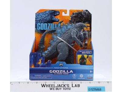 Godzilla Radio Tower MonsterVerse 2020 Playmates Action Figure NEW MISB SEALED