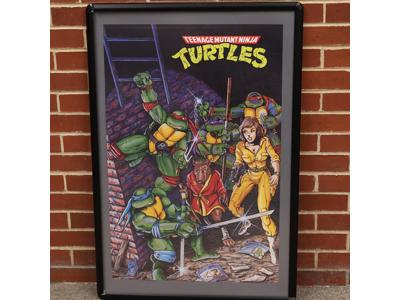 Teenage Mutant Ninja Turtles TMNT #1 Poster 31" X 21" 1988 Mirage Studios