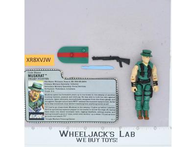 Muskrat V1 100% Complete G.I. Joe 1987 Hasbro Vintage Action Figure