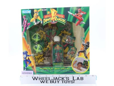 Power Play Bath Toss Set Mighty Morphin Power Rangers 1994 Kid Care