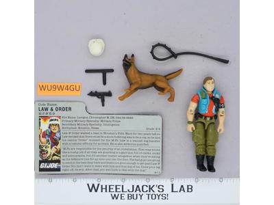 Law & Order V1 100% Complete G.I. Joe 1987 Hasbro Vintage Action Figure