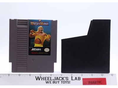 WWF Wrestlemania Nintendo NES 1985 Aklaim Video Game Cartridge With Case