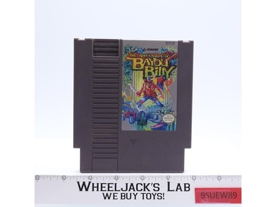 The Adventures of Bayou Billy Nintendo NES 1985 Video Game Cartridge ONLY