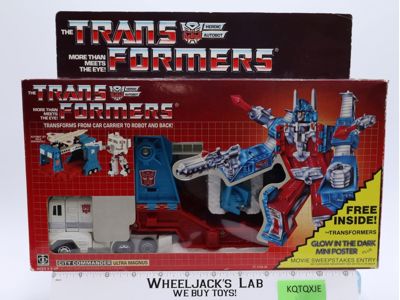 Ultra Magnus 100% Complete W/ BOX & INSERT Vintage G1 Transformers Figure