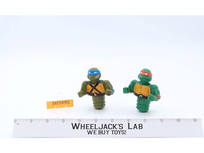 Candy Jelly Bean X2 Toppers Top Teenage Mutant Ninja Turtles TMNT 1990 Mirage