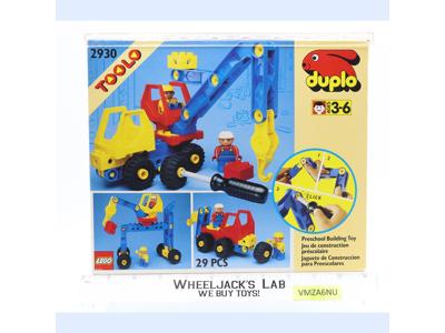 #2930 Preschool Toolo Mobile Crane LEGO Duplo NEW MISB SEALED