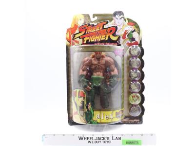 Alex Street Fighter Round 1 2000 Capcom Resaurus Toys Player 1 NEW MOC