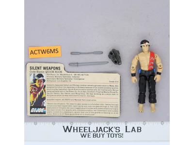 Quick Kick V1 100% Complete G.I. Joe 1985 Hasbro Vintage Action Figure