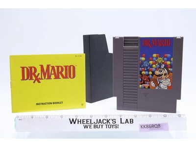 Drx. Mario w/ Manual Nintendo Entertainment System NES 1990 Tested