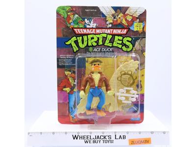 Ace Duck Teenage Mutant Ninja Turtles TMNT Playmates 1989 HAT ON MOSC UNPUNCHED