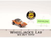 Python Orange Hot Wheels 1968 Mattel Vintage Redline RL WHITE INTERIOR W/ BUTTON