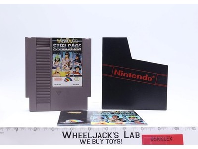 WWF Wrestlemania: Steel Cage Challenge Nintendo NES 1985 Ljn Cartridge With Case
