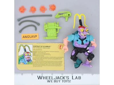 Scumbug 100% Complete Teenage Mutant Ninja Turtle TMNT Vintage 1990 Playmates