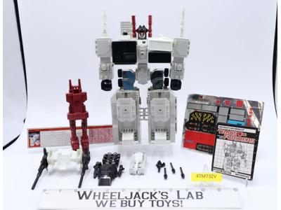 Metroplex 100% Complete RT UNUSED STICKERS Vintage 1985 G1 Transformers