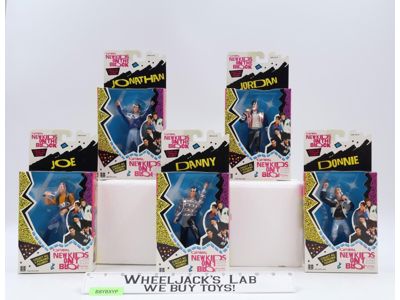 Lot of 5 New Kids on the Block NKOTB Poseable Figures 1990 Hasbro NEW SEALED