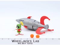 Marvin W/ Martian Maggot Rocketship Space Jam Warner Brothers 1996 Vehicle