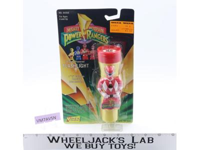 Battery Powered Flashlight Mighty Morphin Power Rangers 1994 Janex NEW SEALED