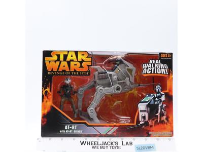 AT-RT with Driver Star Wars Revenge of the Sith 2005 Hasbro Vehicle NEW MISB