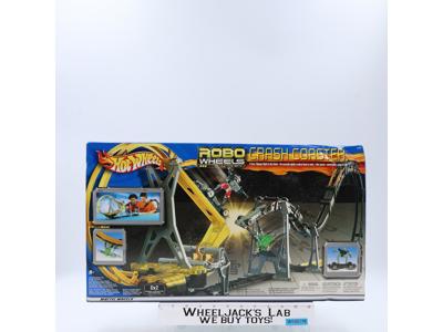 #57451 Robo Wheels Crash Coaster Hot Wheels 2002 Mattel Playset NEW SEALED