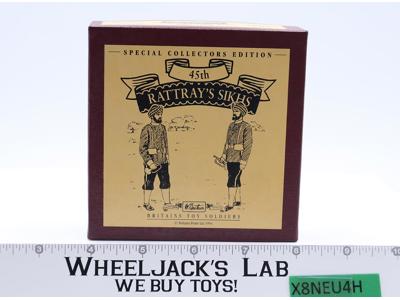#8837 45th Rattray's Sikhs 2 Buglers W. Britains Toy Soldiers 1994 NIB Lead