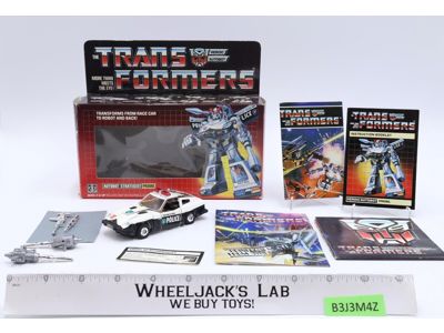 Prowl W/BOX 100% Complete 1985 Vintage G1 Transformers Action Figure