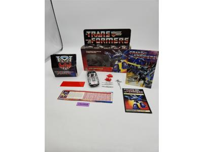 Bluestreak 100% Complete W/Box 1985 Vintage Hasbro G1 Transformers Action Figure
