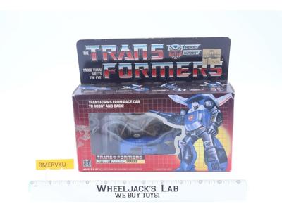 Tracks 100% Complete W NICE BOX & FIGURE 1985 Vintage Hasbro G1 Transformers