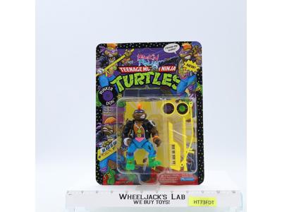 Punker Don TMNT Rock'n Rollin' 1991 Playmates Action Figure MOSC UNPUNCHED