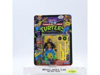Punker Don TMNT Rock'n Rollin' 1991 Playmates Action Figure MOSC UNPUNCHED