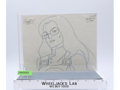 Baroness ORIGINAL Animation Print GI Joe AUTOGRAPHED Daniel McNeil