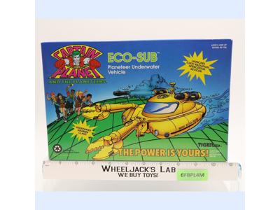 Eco-Sub Captain Planet 1991 Tiger Toys Action Figure Vehicle NEW SEALED