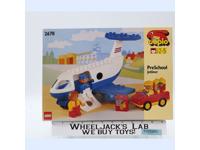 LEGO DUPLO #2678 Preschool Jetliner 15 pc Building Set 1993 NEW MIB NRFB