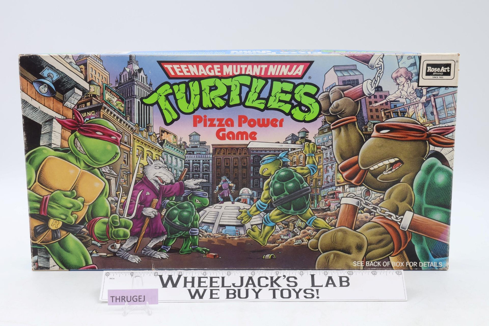 Pizza Power Game Teenage Mutant Ninja Turtles TMNT 1987 Random House