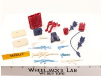 Lot Battle Gear Accessory 4 Set 7 Complete 1986 Weapons G.I. Joe Vintage