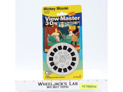 3 Reel Pack View-Master 3-D Mickey Mouse 1987 NEW MOSC