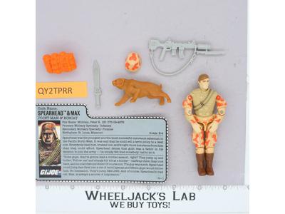 Spearhead & Max V1 100% Complete G.I. Joe 1988 Hasbro Vintage Action Figure
