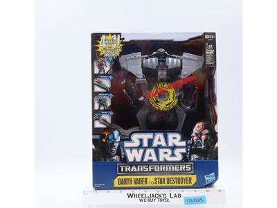 Darth Vader To Star Destroyer W/BOX 100% Complete Star Wars Transformers MIB