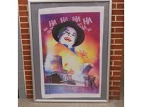 The Joker Fabric Wall Hanging 1989 DC Comics Poster Batman Vintage 43" X 29"
