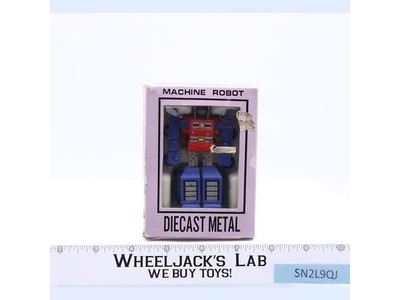 Machine Robot Diecast Metal Super Change Smith Western Japan 1983 KO Vtg Figure