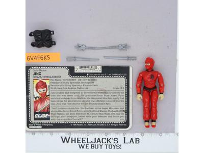 Jinx V1 100% Complete G.I. Joe 1987 Hasbro Vintage Action Figure