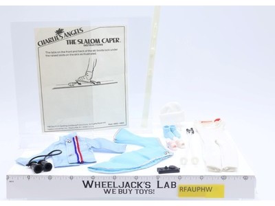 Charlie's Angels The Slalom Caper 1977 Hasbro Vintage Action Figure Accessories