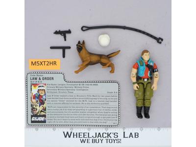 Law & Order V1 100% Complete G.I. Joe 1987 Hasbro Vintage Action Figure