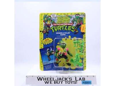 Sewer Cyclin' Raph Teenage Mutant Ninja Turtle Playmates TMNT MOSC UNPUNCHED