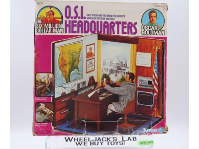 O.S.I. Headquarters W/ Box Six Million Dollar Man 1977 Kenner Playset