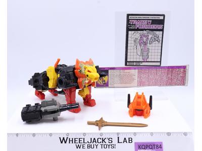 Razorclaw Predaking 100% Complete METAL 1986 Hasbro G1 Transformers Figure